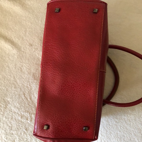 Matt & Nat red satchel bag purse handbag - Picture 7 of 7